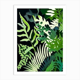 Tripinnatifid Spleenwort Vibrant Art Print