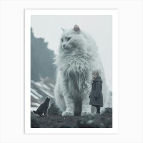 Icelandic giant cat Art Print