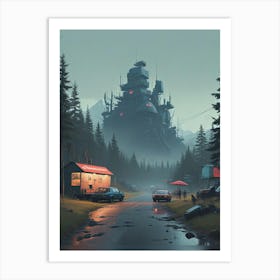 Campfire Art Print