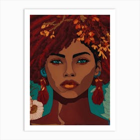 Afrofuturism Boho Art Print