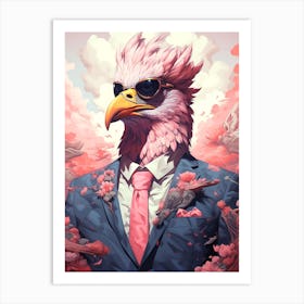 Eagle In A Suit Art Print