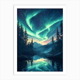 Aurora Borealis 6 Poster