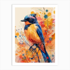 Bird On A Branch 2 Art Print