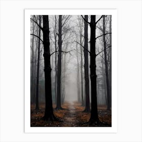 Foggy Forest 3 Art Print