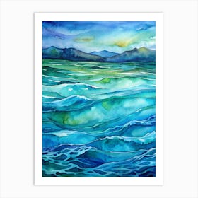 Ocean Waves Art Print