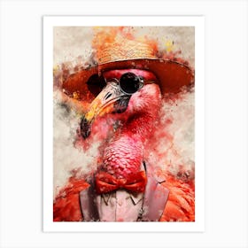 Flamingo Art Print