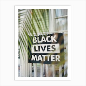 Black Lives Matter on Film Art Print