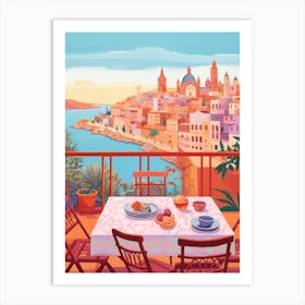 Cartagena Spain 7 Illustration Art Print