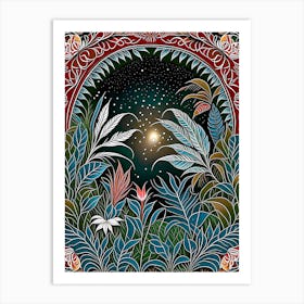 Jungle Night 1 Botanical Art Print 5 Art Print