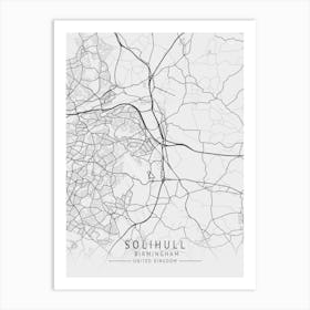 Soho Birmingham Map Art Print