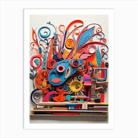 Abstract Sculpture Art Print