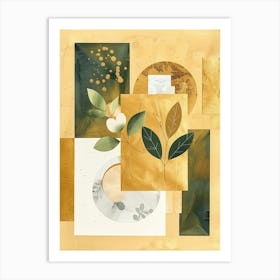 Gold Leaf 19 Art Print