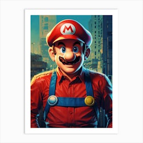 Mario Bros 5 Art Print