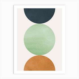 Circles and lines 19 Art Print