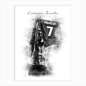 Cristiano Ronaldo 1 Art Print