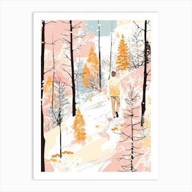 Winter In The Woods 2 Art Print