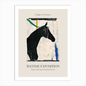 Horse 2 Matisse Inspired Exposition Animals Poster Art Print