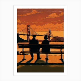 Golden Gate Bridge 3 Art Print