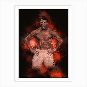 Cristiano Ronaldo 6 Packs Art Print