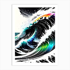 Rainbow Wave 1 Art Print