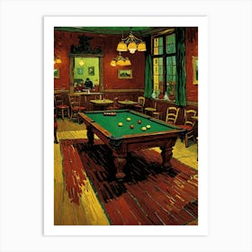 The Night Cafe - Inspired By Vincent Van Gogh 1 Art Print