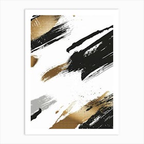 Abstract Brushstrokes Canvas Art Art Print