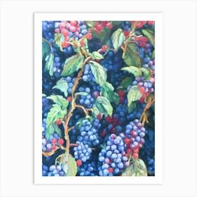 Marionberry 3 Classic Fruit Art Print