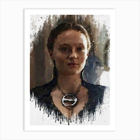 Sansa Stark Game Of Thrones Paint Art Print