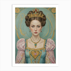 Queen Of Hearts Art Print