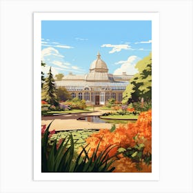 Royal Botanic Garden Melbourne Australia 2 Illustration Art Print