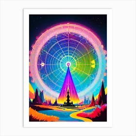 Psychedelic Painting 4 Art Print