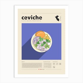 Ceviche Art Print