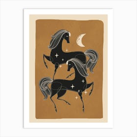 Horses 2 1 Art Print