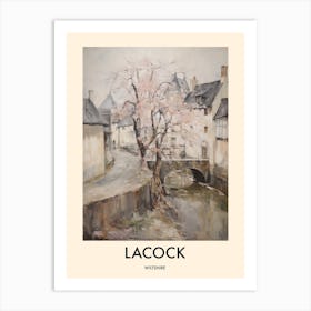 Lacock (Wiltshire) Painting 2 Travel Poster Art Print