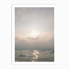 Sunrise Over The Ocean 3 Art Print