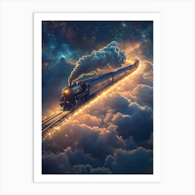 Train In The Sky 15 Art Print