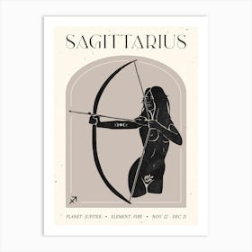 Sagittarius Celestial Art Print