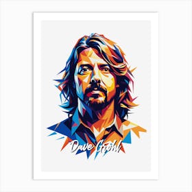 Dave Grohl Foo Fighter 01 Art Print