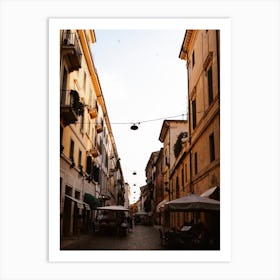Copper Street Verona Italy Colour Travel Photography Art Print