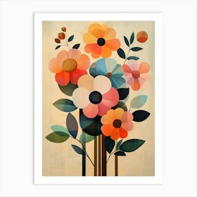 Flowers In A Vase 63 Art Print