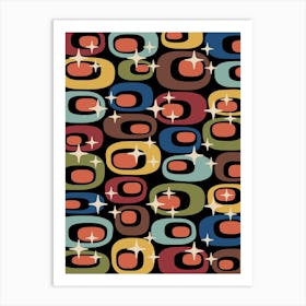 Mid Century Modern Abstraction 2 Art Print