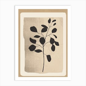 Modern Minimal Branch 1 Art Print