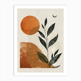 Sunset In The Desert 2 Art Print