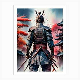 Samurai Warrior Art Print