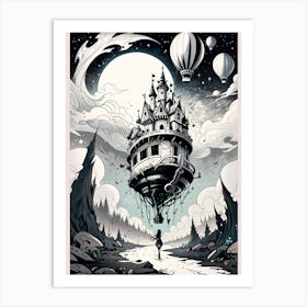 Castle In The Sky 2 Art Print