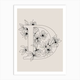 FloralD Art Print