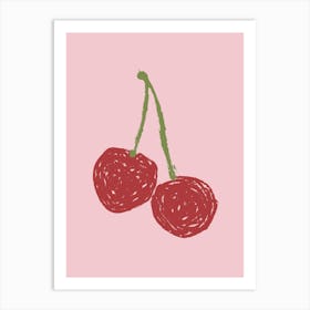 Cherry Illustration Art Print