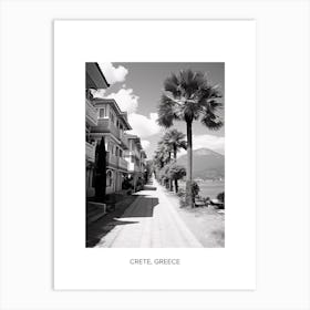 Poster Of Fethiye, Turkey, Photography In Black And White 4 Art Print