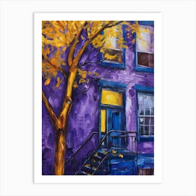 Purple House Art Print