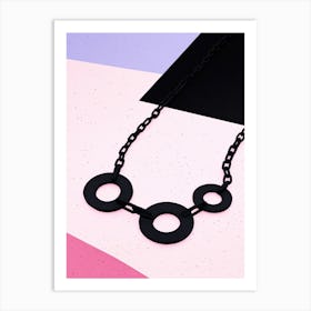 Circle Necklace 1 Art Print